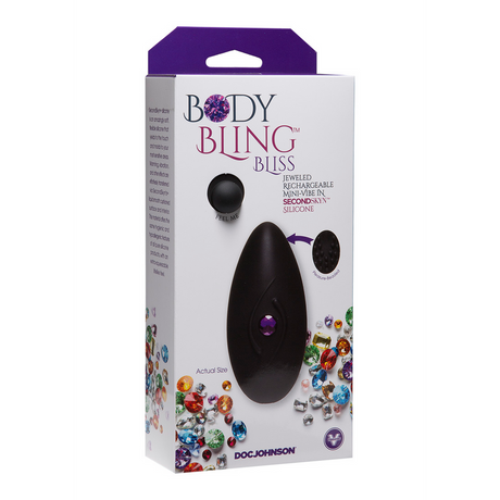 Mini-Vibrator Bliss flexibel Silber 8,9 x Ø 10,8 cm