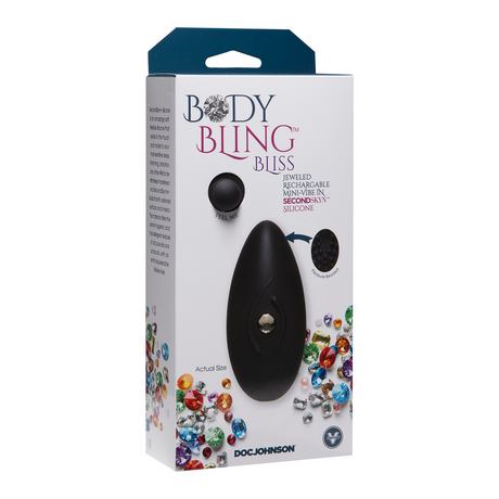 Mini-Vibrator Bliss flexibel Schwarz 9,2 cm