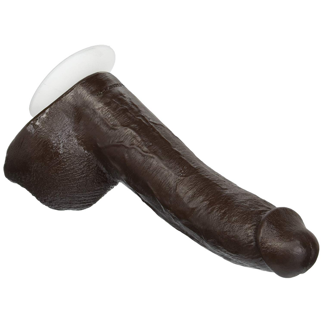 Realistischer Dildo Mr. Marcus mit Hoden Schwarz 18,3 x Ø 4,8 cm