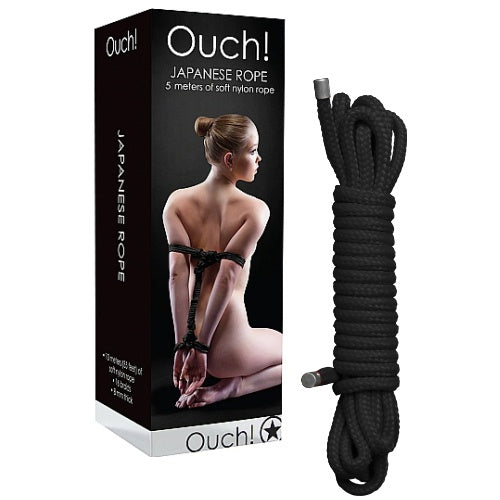 Japanisches Bondage-Seil Schwarz 5 m
