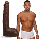 Realistischer Dildo Ricky Johnson Braun 20,3 x Ø 4,8 cm