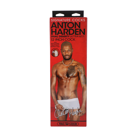 Realistischer Dildo Anton Harden Braun 24,8 x Ø 5,1 cm