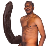 Realistischer Dildo Dredd Braun 27,9 x Ø 5,6 cm
