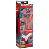 Realistischer Dildo Black Thunder Schwarz 24,4 x Ø 5,6 cm