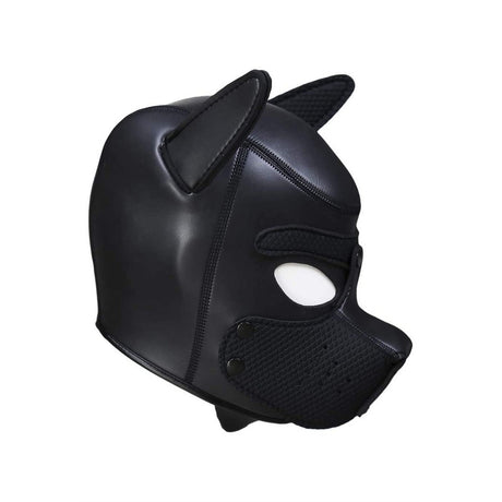 Fetisch-Maske Puppy aus Neopren Schwarz – Ansicht 5
