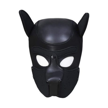 Fetisch-Maske Puppy aus Neopren Schwarz – Ansicht 6