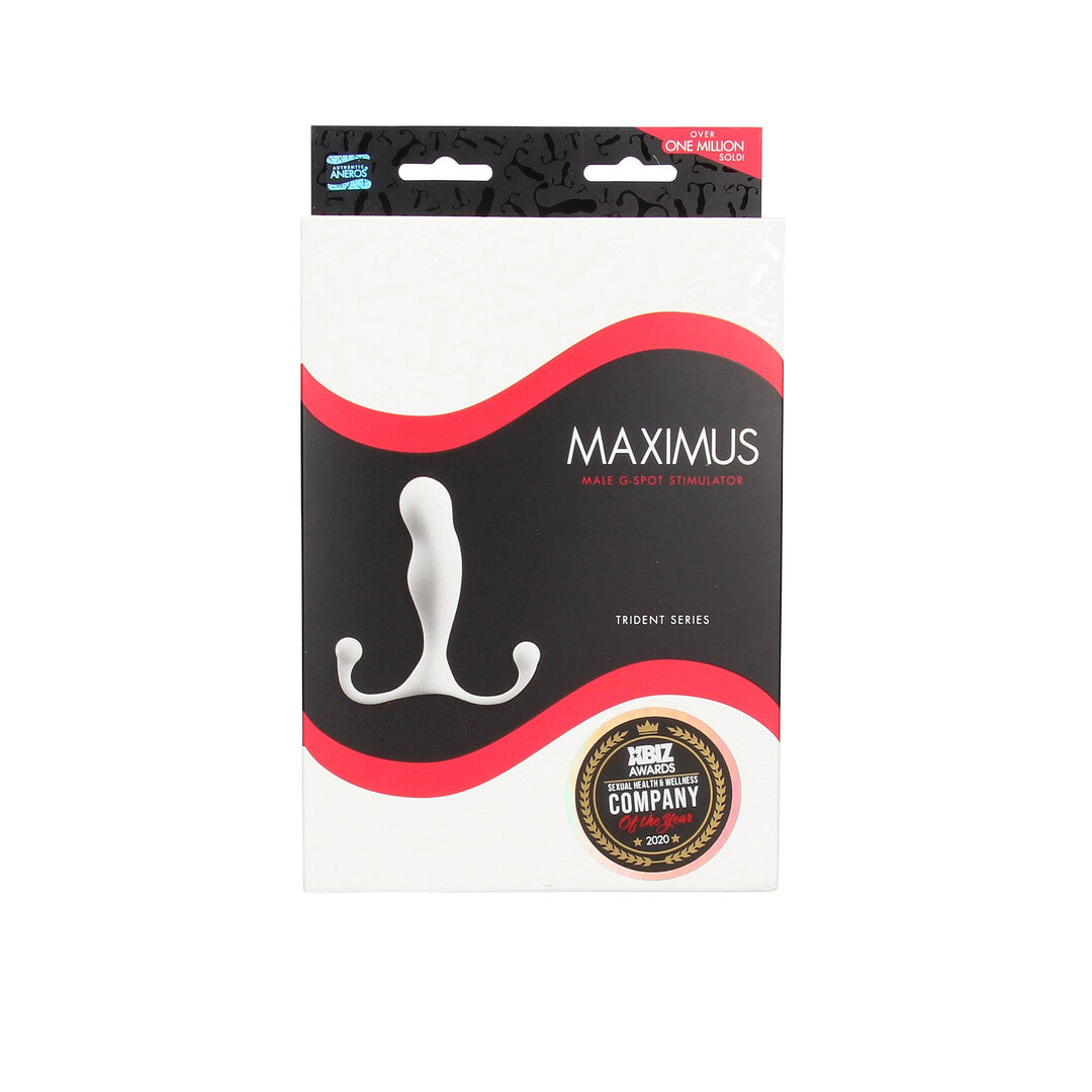 Prostata-Stimulator Aneros Maximus Trident Weiß 11,4 x Ø 2,6 cm – Ansicht 3