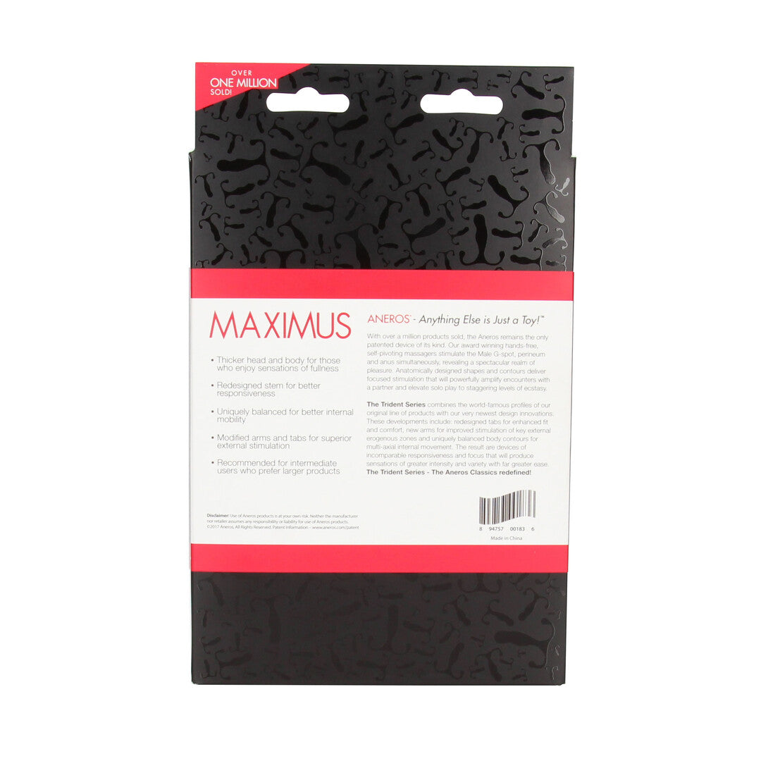 Prostata-Stimulator Aneros Maximus Trident Weiß 11,4 x Ø 2,6 cm – Ansicht 4