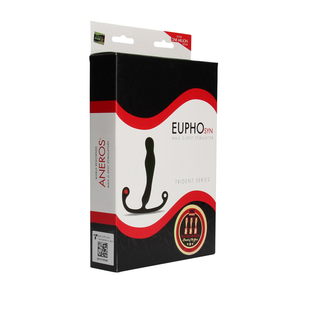 Prostata-Stimulator Aneros Eupho Syn Trident Schwarz 11 x Ø 2 cm – Ansicht 2
