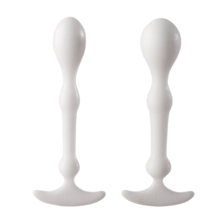 Analplug Aneros Peridise Set Weiß 2 Stück 10 cm