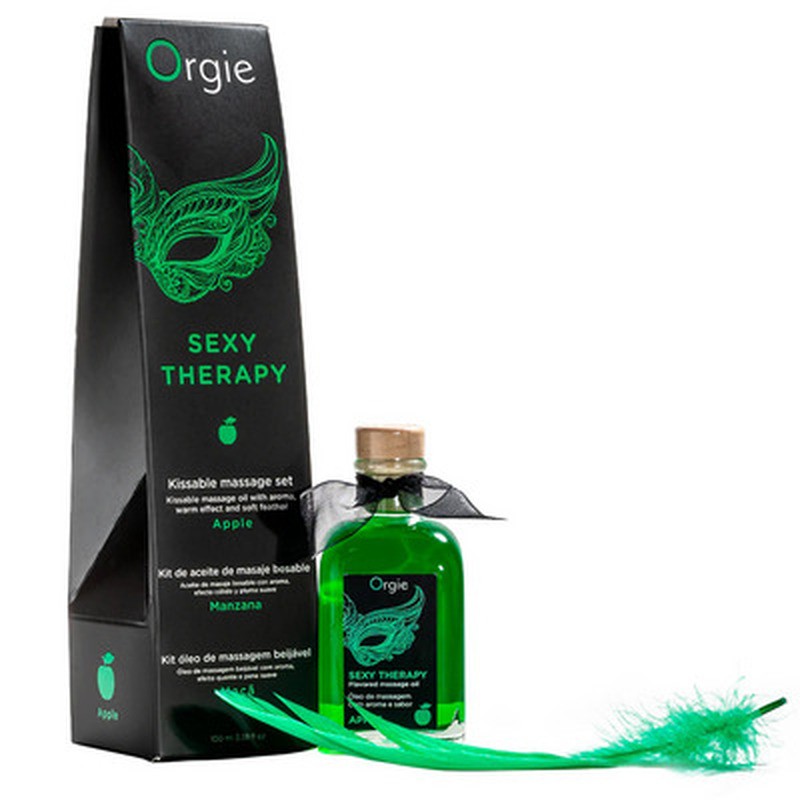 Massageöl Sexy Therapy Lips Apfel 100 ml