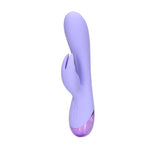 Rabbit-Vibrator aus weichem Silikon Lila