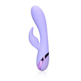 Rabbit-Vibrator aus weichem Silikon Lila