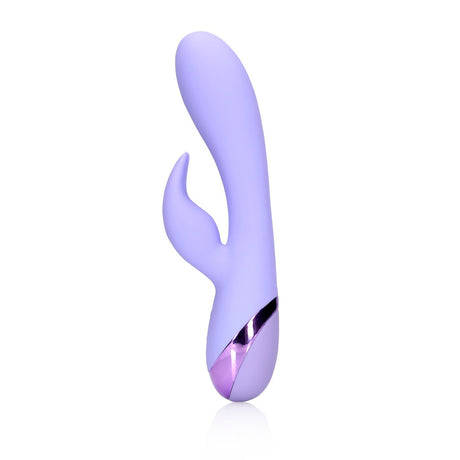 Rabbit-Vibrator aus weichem Silikon Lila