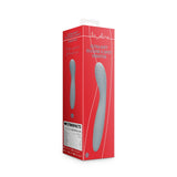 G-Punkt-Vibrator aus weichem Silikon Grau