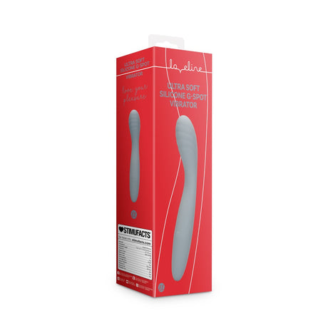 G-Punkt-Vibrator aus weichem Silikon Grau
