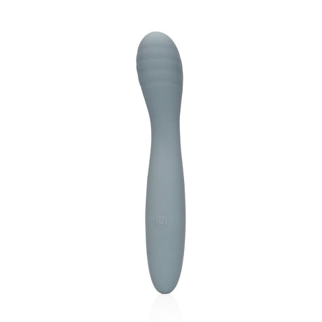 G-Punkt-Vibrator aus weichem Silikon Grau