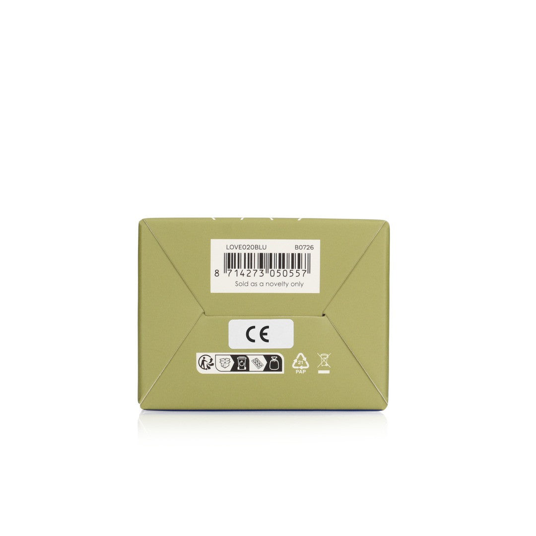 Penisring mit Vibration und Stimulationsspitze Blau