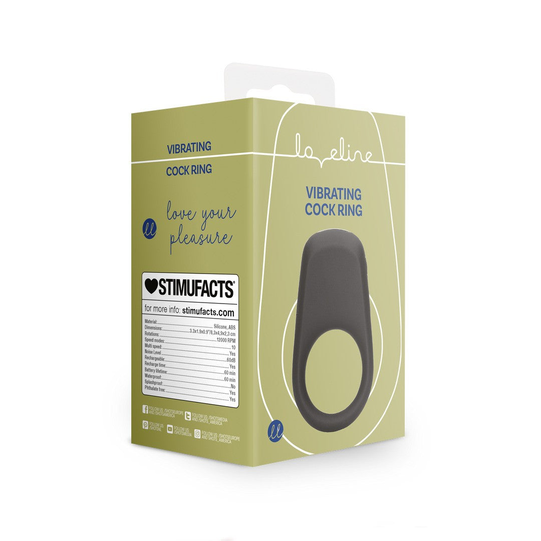 Penisring mit Vibration Schwarz