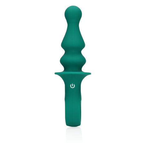Analvibrator in Kegelform Grün