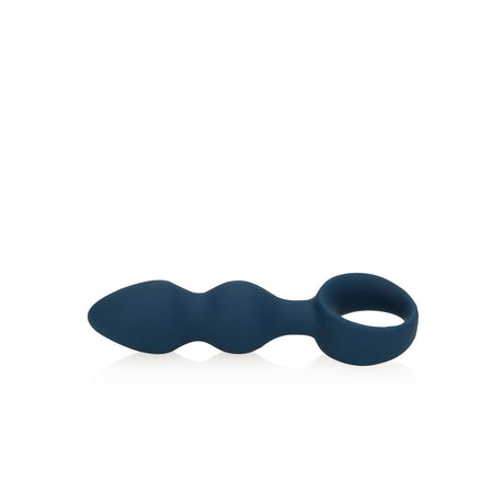 Analplug in Tropfenform Blau 13,2 x Ø 4,2 cm