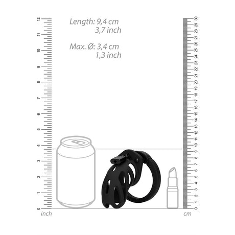 Peniskäfig Model 24 Schwarz 9 cm