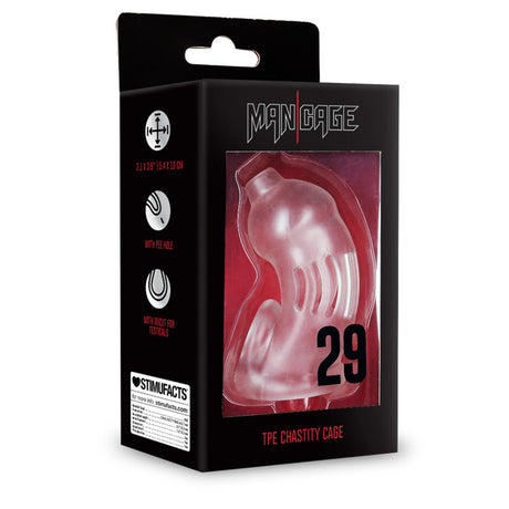 Peniskäfig Model 29 aus TPE Transparent