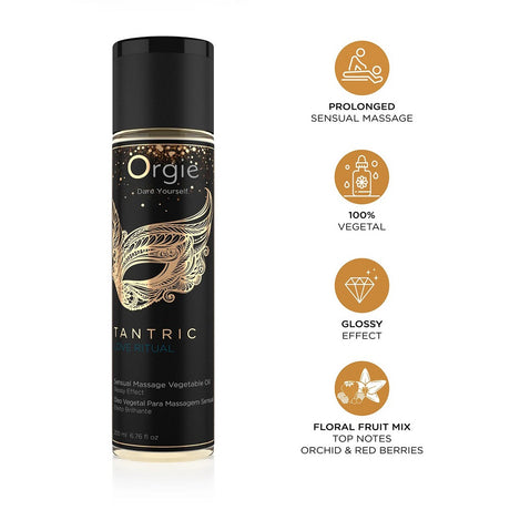 Massageöl Tantric Love Ritual mit Glanzeffekt 200 ml