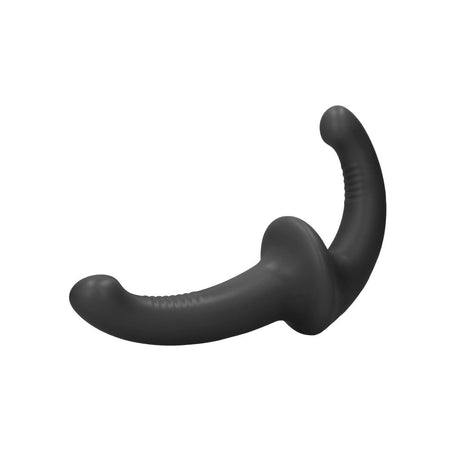 Strapless Strap-on aus Silikon Schwarz