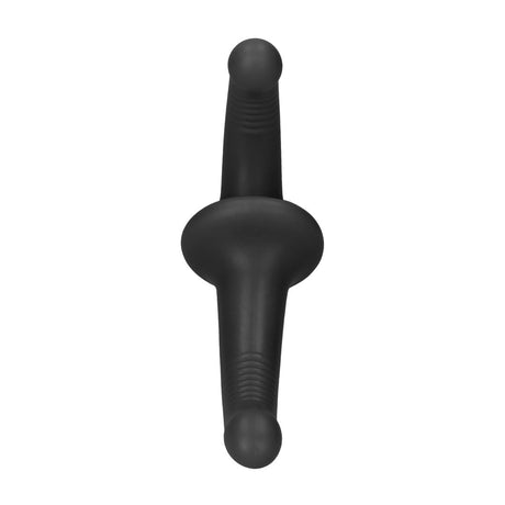 Strapless Strap-on aus Silikon Schwarz