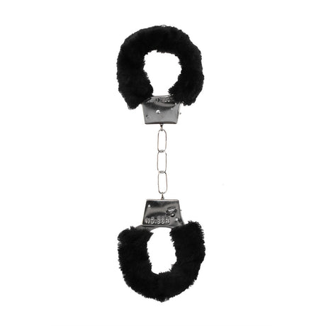 Handschellen mit Plüsch Schwarz