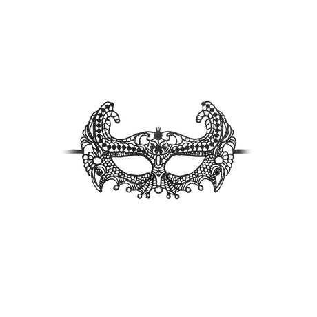 Augenmaske Empress aus Spitze Schwarz