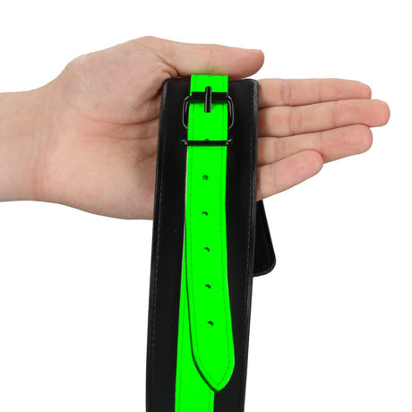 Handschellen nachtleuchtend Schwarz