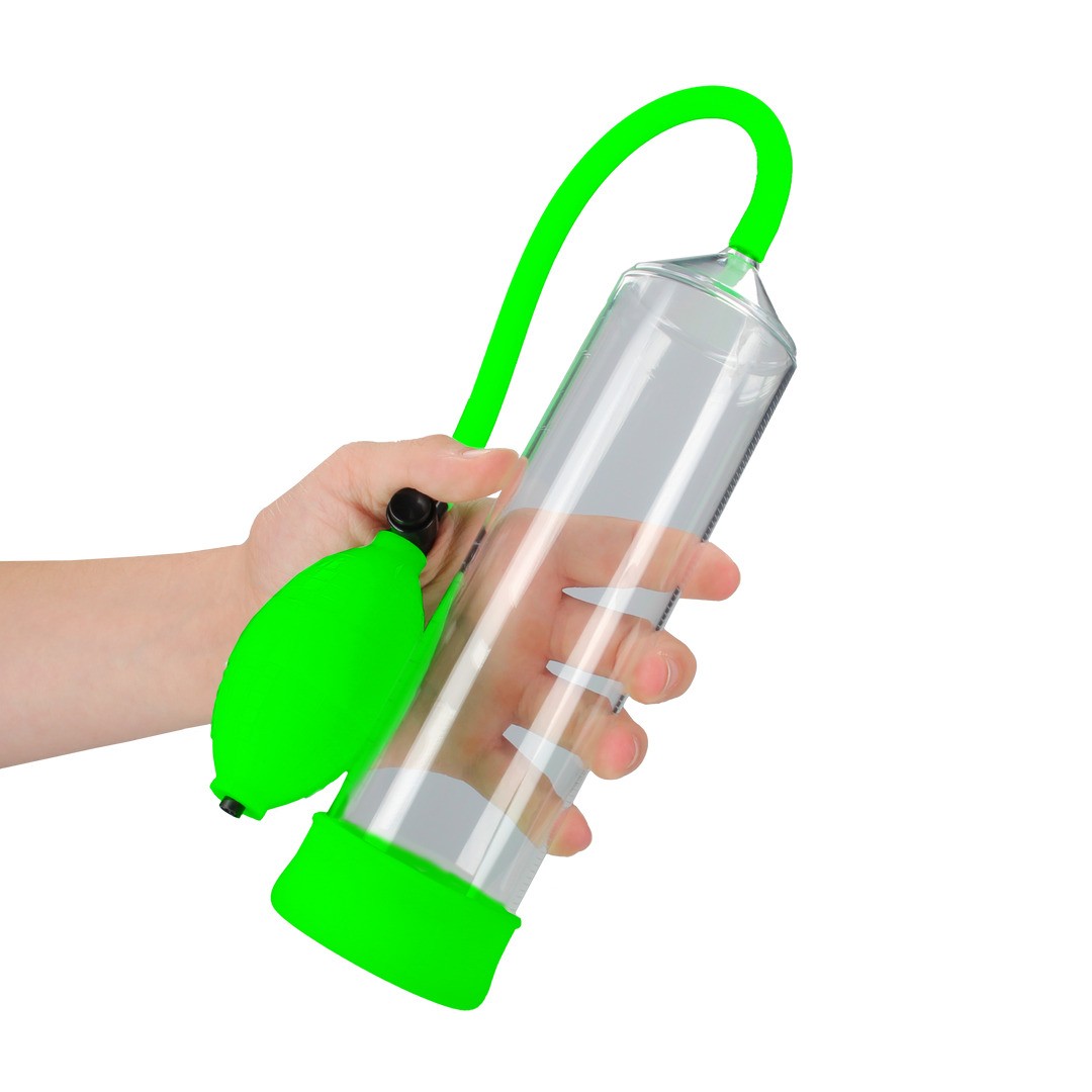 Penispumpe Classic nachtleuchtend Transparent