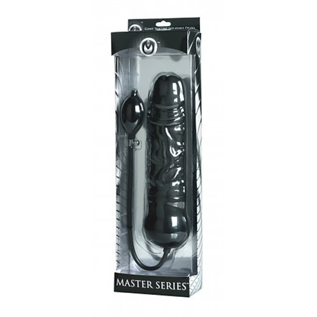 Dildo Leviathan aufblasbar Schwarz 53,5 cm
