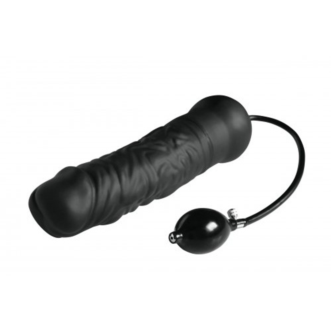 Dildo Leviathan aufblasbar Schwarz 53,5 cm