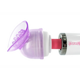 Massagestab-Aufsatz Lily Pod Violett 7,5 cm