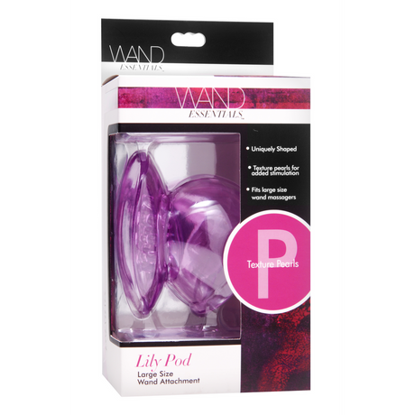Massagestab-Aufsatz Lily Pod Violett 7,5 cm