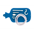 Analdusche CleanStream Beutelset mit Schlauch und zwei Aufsätzen Blau