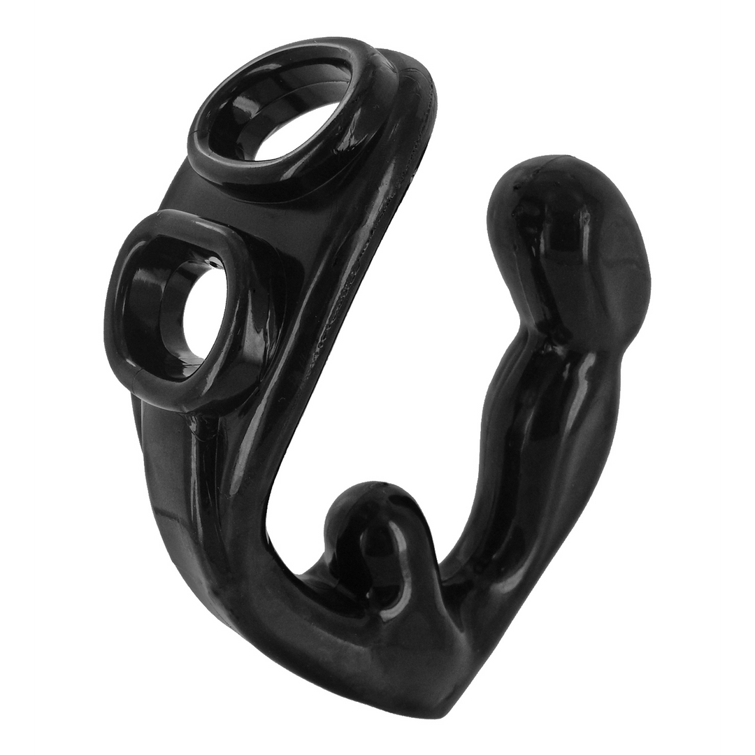 Prostata-Stimulator Rogue mit Penisring Schwarz