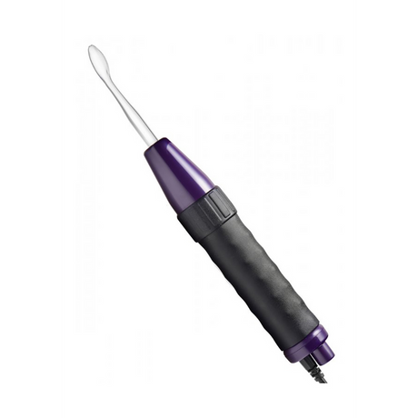 Massagestab Twilight Deluxe mit 5 Aufsätzen Schwarz 4,5 cm