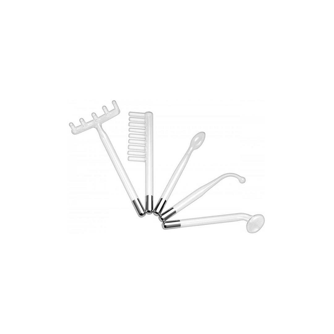 Massagestab Twilight Deluxe mit 5 Aufsätzen Schwarz 4,5 cm