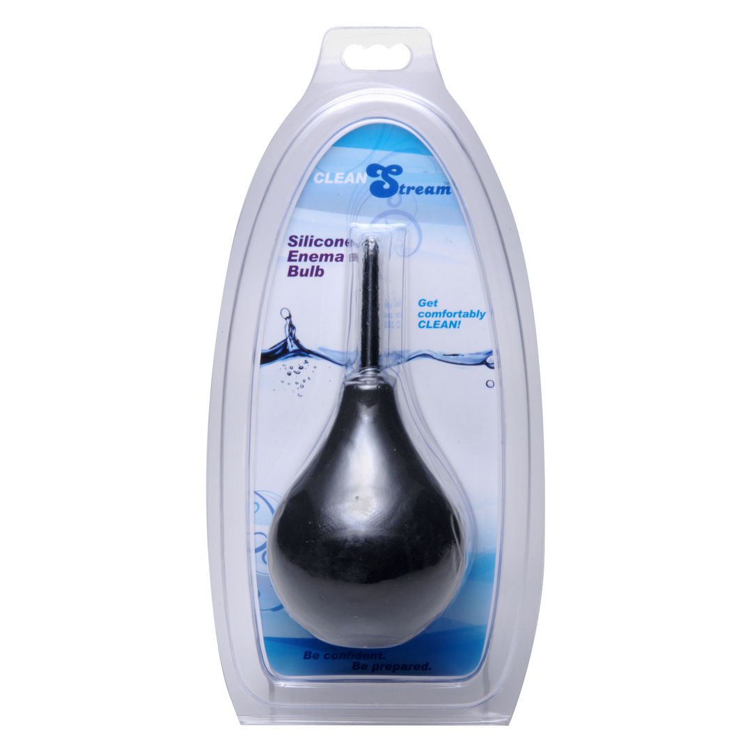 Analdusche Einlaufpumpe aus Silikon Schwarz