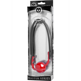 Ballknebel Hush aus Silikon Rot 32 cm