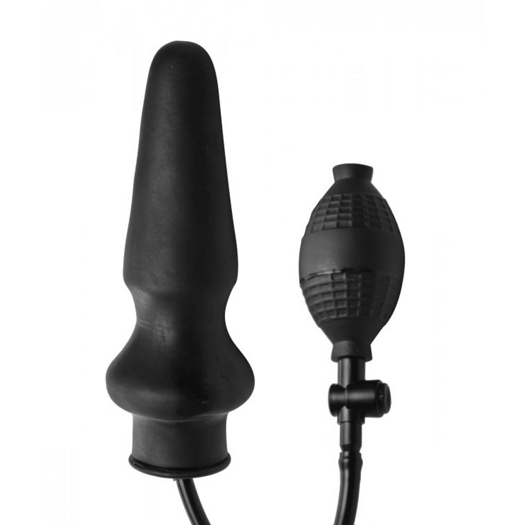 Analplug Expand XL aufblasbar Schwarz 37,5 cm