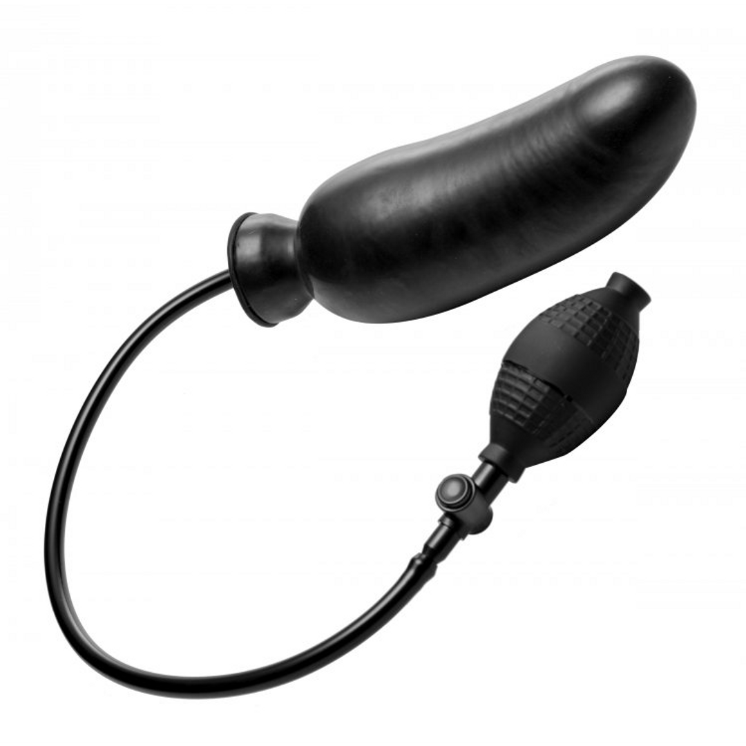 Dildo Renegade aufblasbar Schwarz 33 cm
