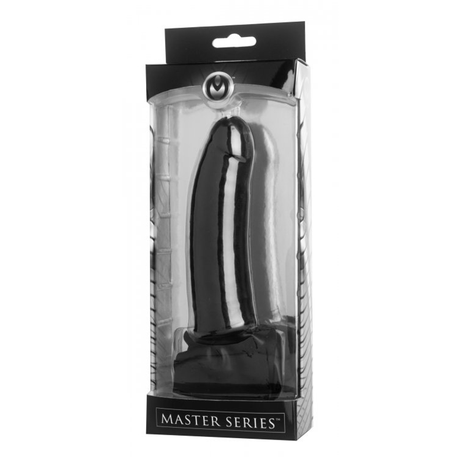 Strap-on-Knebel mit Dildo Schwarz 27,3 cm