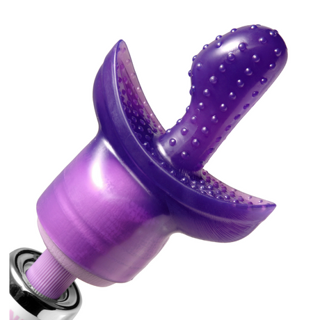 Massagestab-Aufsatz G-Punkt Violett 7 x Ø 3,8 cm