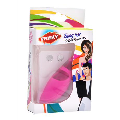 G-Punkt-Fingervibrator Bang Her Pink 6,5 cm