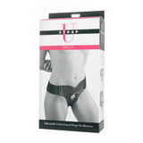 Strap-on Bella verstellbar gepolstert Schwarz 29 cm